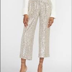 Express Sequin High Waisted Trousers
